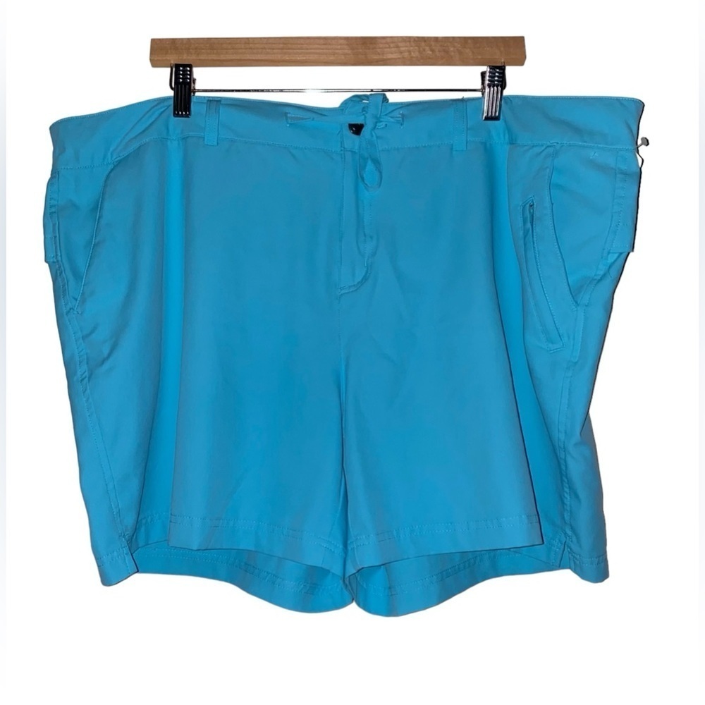 Magellan Outdoor Women Flat Front Stretch Short Drawstring Waist 2X Gorpcore